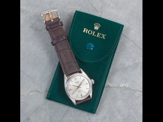 Rolex Oyster Precision 34 Silver White Pearl  Watch  6426